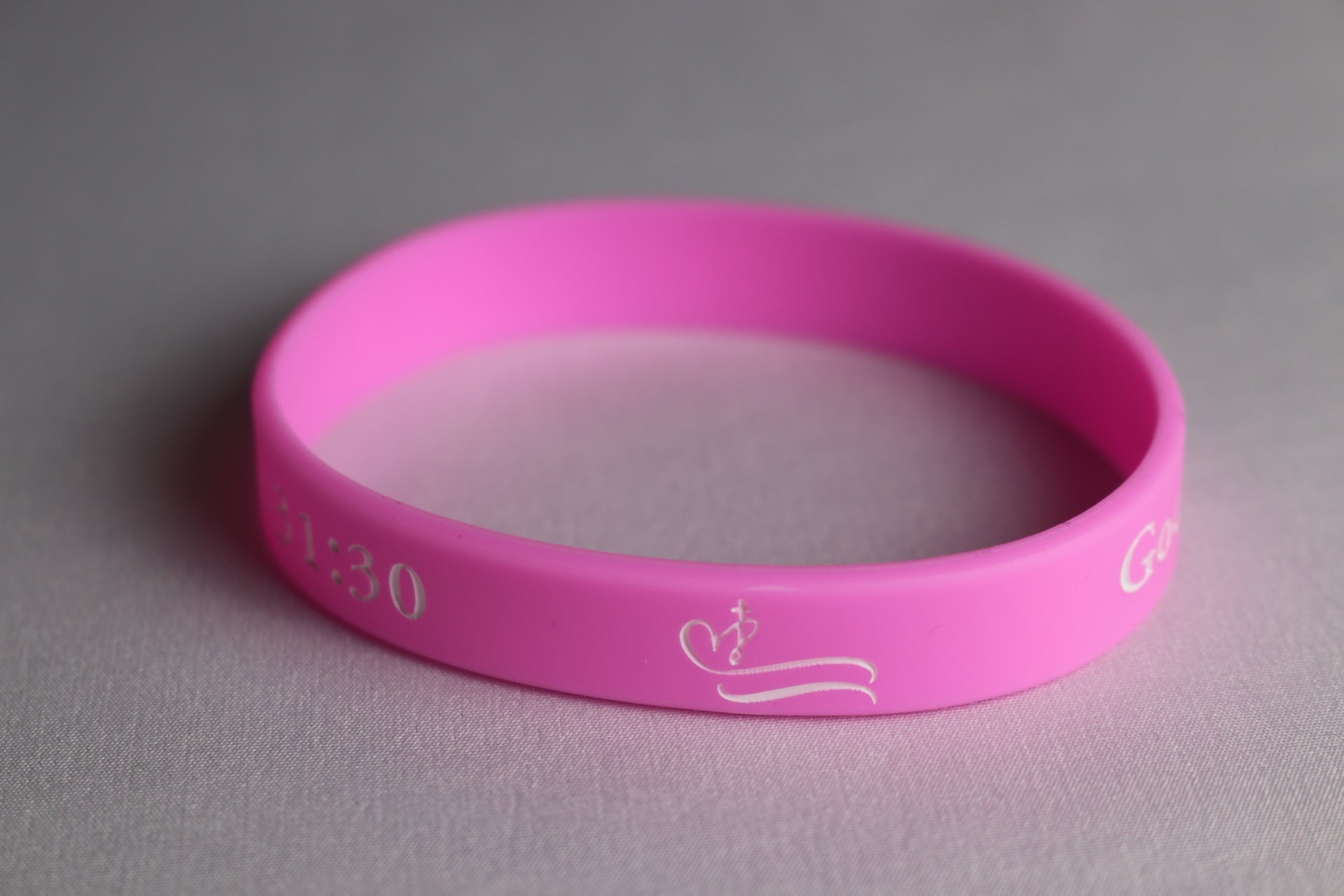 Proverbs 31:30 God Fearing Rubber Bracelet